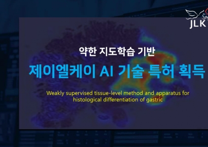 제이엘케이, '약한 지도학습 기반 인공지능 기술' 특허 등록