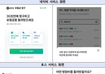 네이버·토스에서 실손24 실손보험금 청구가능