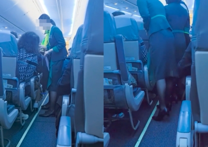 "여친 옆에 앉을래" 2시간 넘게 생떼…도착 30분 앞두고 회항, 승객들 멘붕
