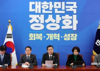 [포토] 김병기 "유령 필리버스터 없어질 것…본회의서 최우선 처리"