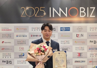 이현호 글로벌탑넷 대표, '2025 이노비즈데이'서 기술혁신 유공 중기부 장관 표창 수상