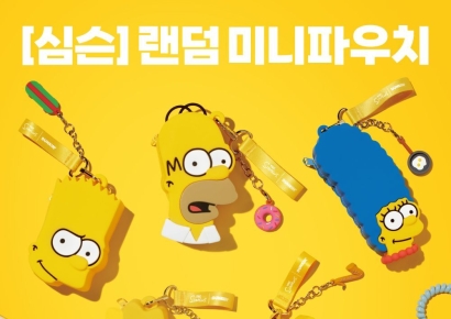 [오늘의신상]SPC 던킨, '심슨 미니파우치 5종' 출시