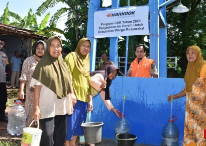 한국타이어, 인도네시아 '워터 펌프 설치 프로젝트' 마무리