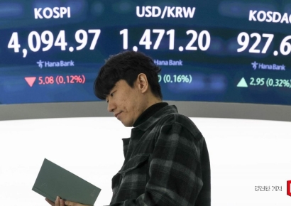 '외국인·기관 팔자' 코스피 장 초반 약보합…코스닥은 소폭 오름세