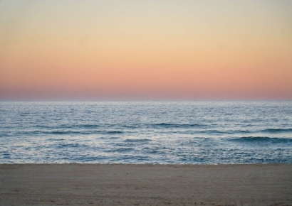 [포토] 하루의 끝, 울진 왕피천이 선보인 찬란한 퇴장