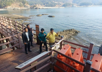 이상근 고성군수, 고성공룡박물관 리모델링 사업 현장 점검