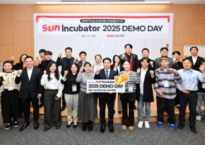 부산 금융 스타트업 품다… BNK부산은행, ‘썸 인큐베이터 10기’ 데모데이 개최