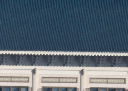 [포토] 청와대본관 외부청소중