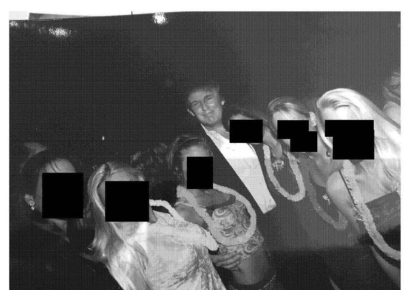 트럼프 또 구설수…'여성 6명에 둘러싸였다'