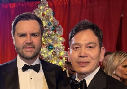 밴스 부통령 '성탄절 만찬' 간 정용진 회장…美 AI 수출 협력 논의