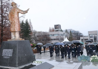 철의 도시 포항시, 창업자 故 청암 박태준 포스코 명예회장 서거 14주기 추모