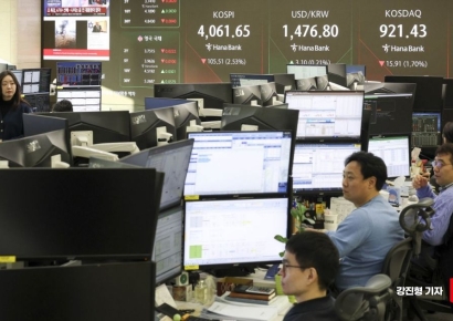 [포토] 4100선 무너진 코스피