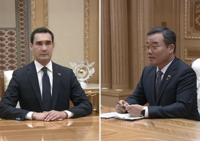 대우건설, 투르크메니스탄 지도부와 현지 사업 논의
