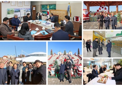 '심슨 가족' 랄프 소사 감독, 전북 임실군 방문 '눈길'