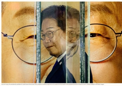 "결의에 찬 그 표정"…李 대통령 대선 연설, 타임지 '올해의 100대 사진' 선정