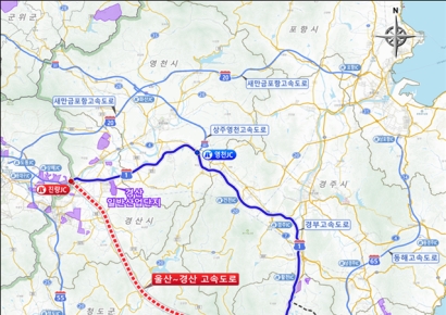 “길이 나면 판이 바뀐다” 울산-경북도-경산, 고속도로로 한 몸