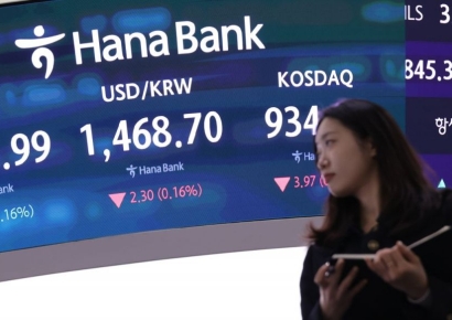 코스피, 외인·기관 순매도에 4050선으로 밀려