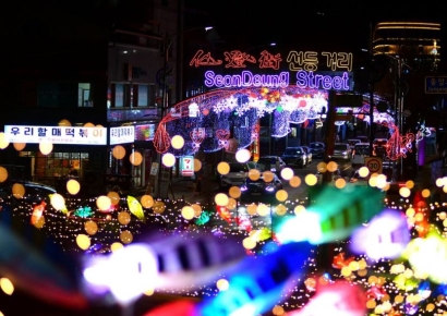 화천군, 선등거리 20일 점등…화천군 겨울축제 시즌 개막