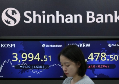 코스피, 하루 만에 4000선 붕괴…외국인·기관 '팔자'에 약세 마감
