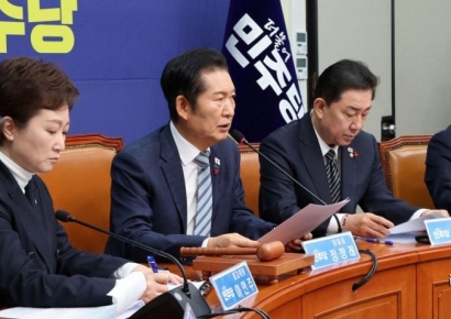 [포토] 與 "대법, 뒤늦게 시늉만…내란전담재판부법 다음주 처리"