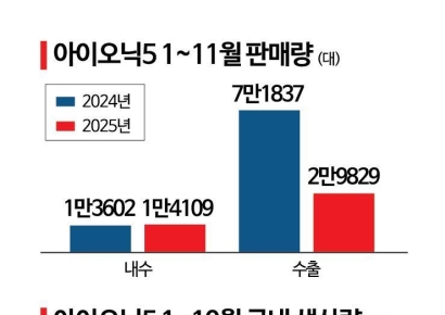 전기차 부진, 현대차 덮쳤다…울산 생산라인 20% 감축