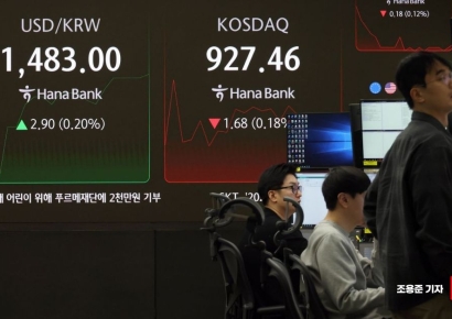 [포토] 치솟는 원/달러 환율 