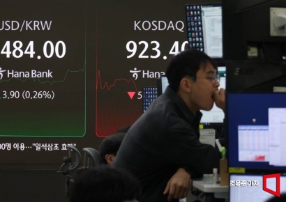 [포토] 1484원 찍은 원/달러 환율