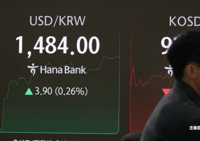 [포토] 치솟는 원/달러 환율