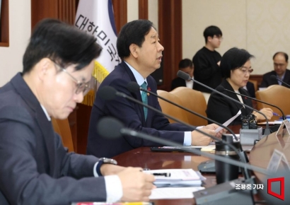 [포토] 경제관계장관회의에서 발언하는 구윤철 부총리