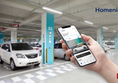 삼성물산 건설부문, 주차관제 기업 3곳과 업무협약…홈닉 주차관리 단지 확대