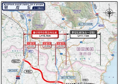 울산 도로망, 새해에도 멈추지 않는다… 시민 체감형 교통망 확충 박차