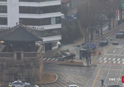 [포토] 이재명 대통령 청와대 첫 출근길