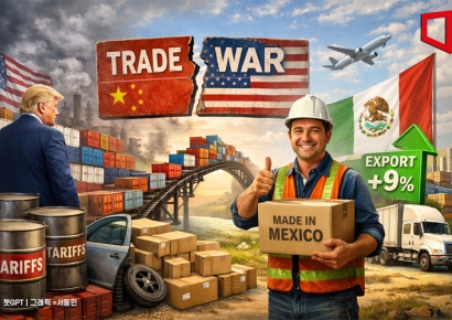 "트럼프 관세 전쟁 최대 수혜는 멕시코"… 대미 수출 9% 늘어