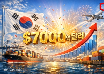 K-수출, 사상 첫 7000억달러 돌파…세계 6번째 수출대국 도약