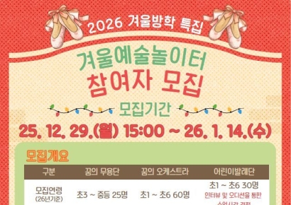 방학 숙제는 ‘꿈’… 영덕 아동·청소년 겨울방학은 ‘꿈의예술단’과 함께