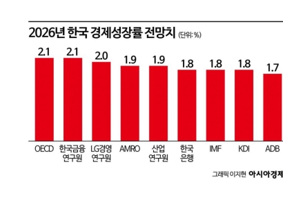[2026 경제·금융 전망 포커스]①"잠재성장률 턱걸이"…병오년 한국 경제 핵심 변수는