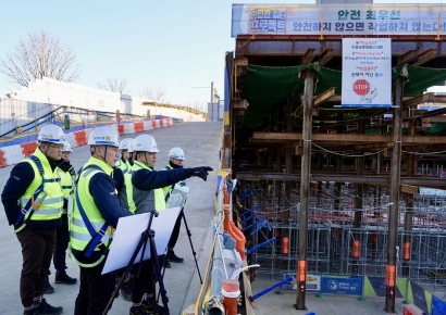 주우정 현엔 대표, 오산 공사현장 안전점검
