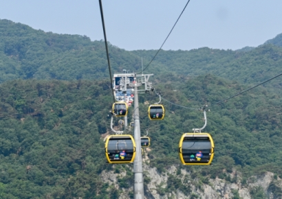 케이블카 만들었더니 주말마다 '바글바글'…관광객 100만 시대 앞둔 강원도 '이곳'