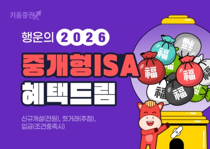 키움증권, 중개형ISA 고객 대상 새해 이벤트 실시