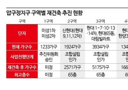 압구정4·5구역 시공사 선정 돌입…국평 100억 시대 열린다[부동산AtoZ]