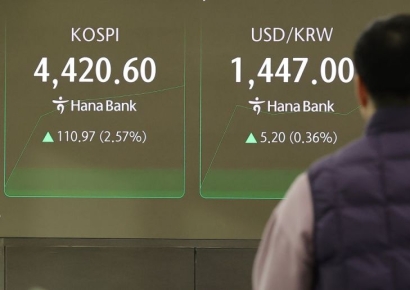 코스피, 거침없는 '진격'…4450선 안착하며 또 사상 최고치 경신