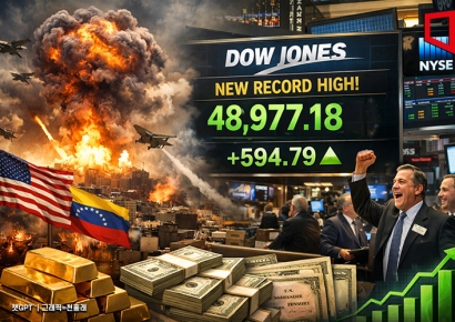 [뉴욕증시]베네수 공습에도 다우 최고치…금·국채 등 안전자산 동반 강세