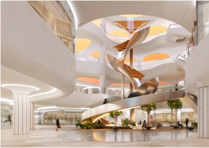 서부티엔디, 복합쇼핑몰 '스퀘어원 서울' 인테리어 컨셉 공개