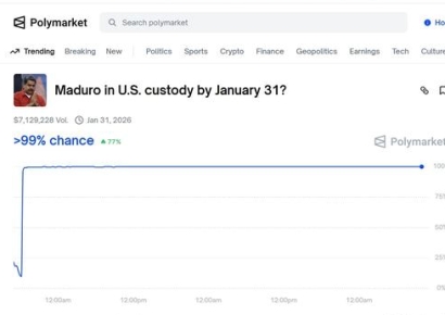 마두로 체포 직전 '풀베팅' 5억7000만원 벌었다…"기밀 유출 아니냐" 발칵