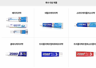 "'국민 치약' 믿고 썼는데"…중국산 '2080치약' 전량 회수, 무슨 일?