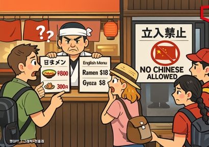 일본어로 주문하려고 했더니 "한국어로 해라"…日 라멘집, '이중 가격' 논란   