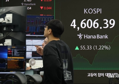 [포토] 다시 돌파한 4600선 