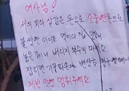 "내 피같은 돈으로 밥주는 것"…어느 '캣맘'이 작성한 호소문