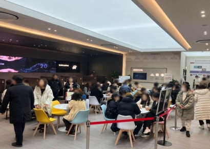 ‘힐스테이트 오송역퍼스트’, 견본주택 개관 당일 구름인파