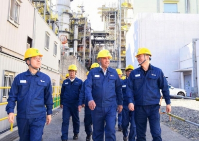 안와르 알 히즈아지 에쓰오일 CEO, 온산공장 현장 방문
